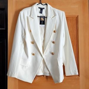 Ivory Blazer size M NWT